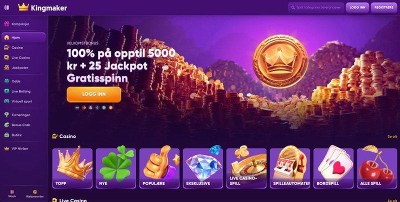 Kuningas Tekijä - Suomen Paras Netikasinot ja Bonuskoodit - yleiskatsaus