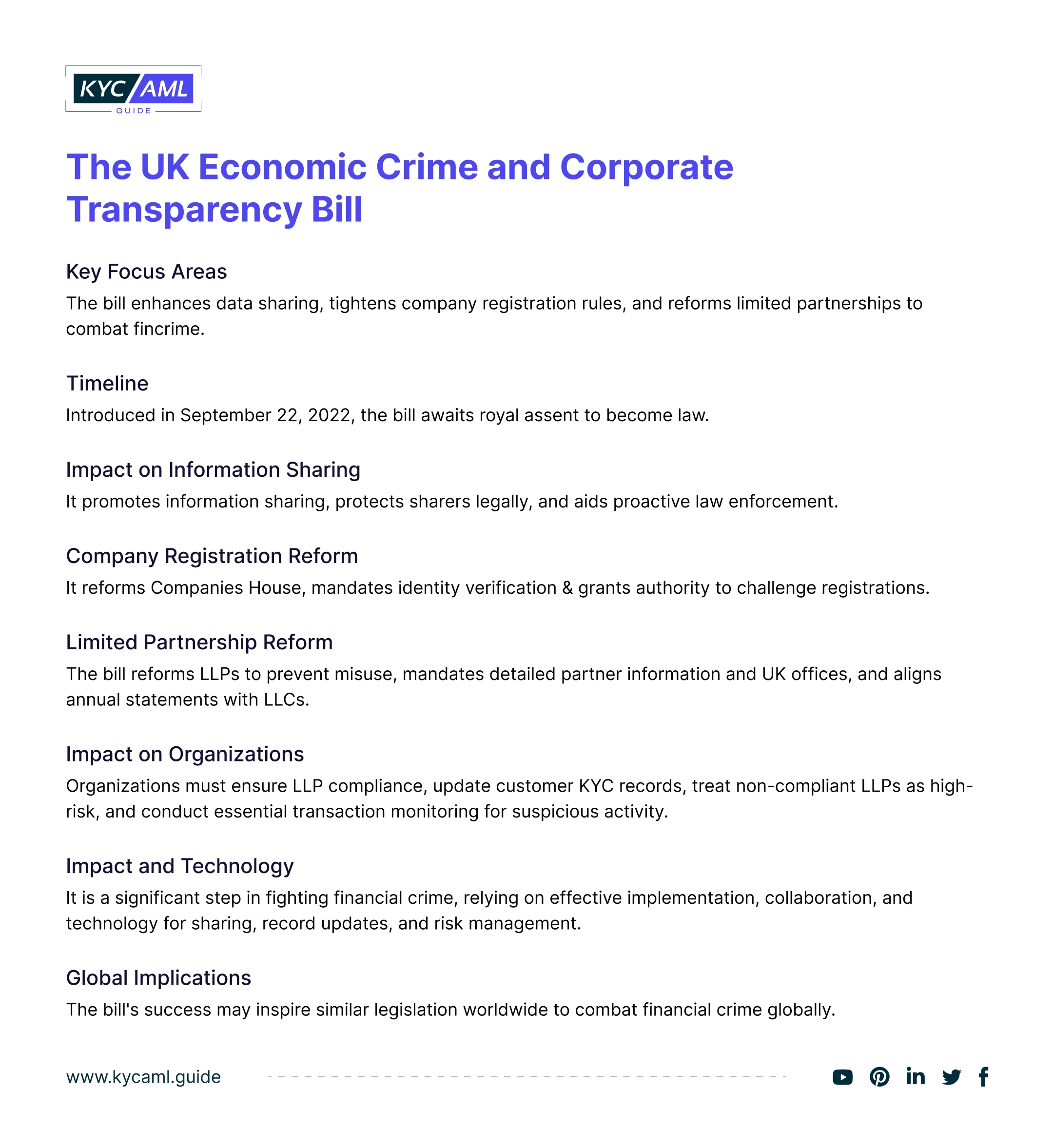 UK Economic Crime and Corporate Transparency Bill